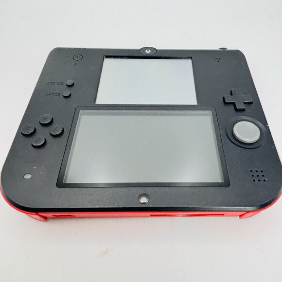 Nintendo 2DS Handheld Console Black/Red. No Charger or Stylus Tested. Works. - Picture 2 of 14